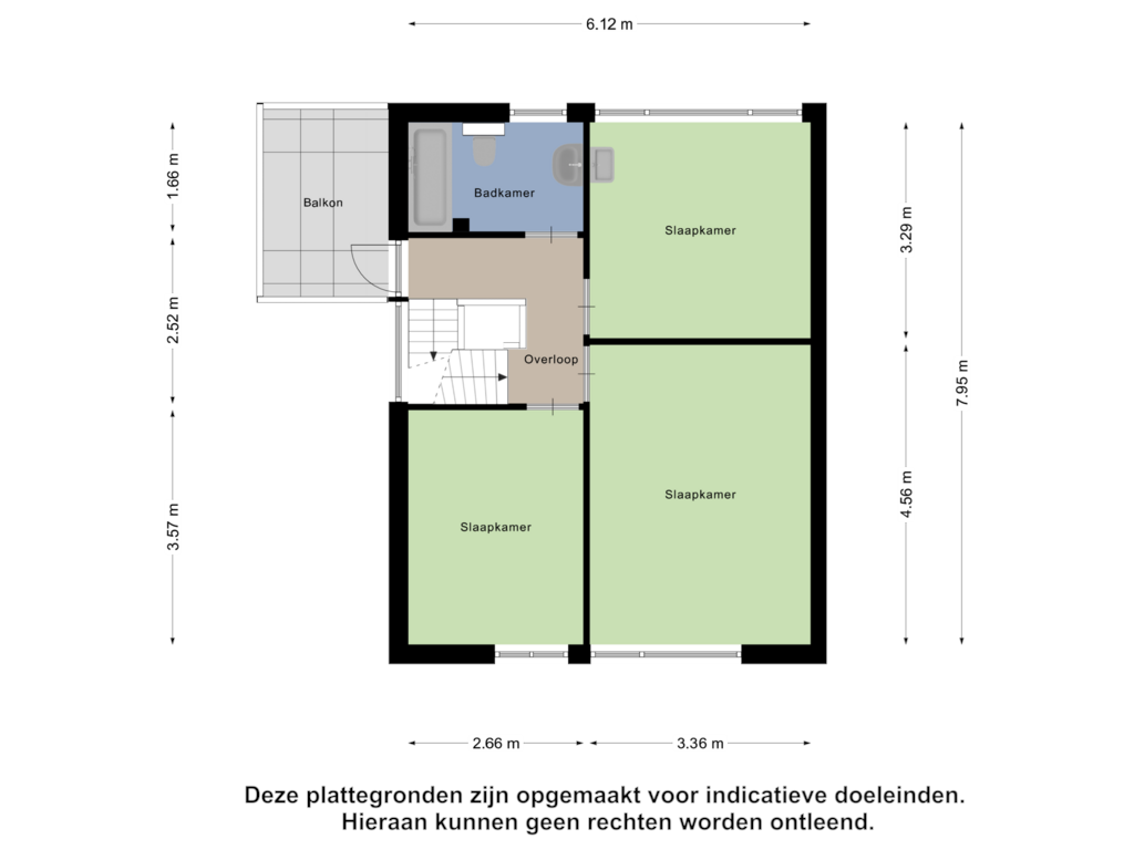 Bekijk plattegrond van Eerste Verdieping van Draflaan 20