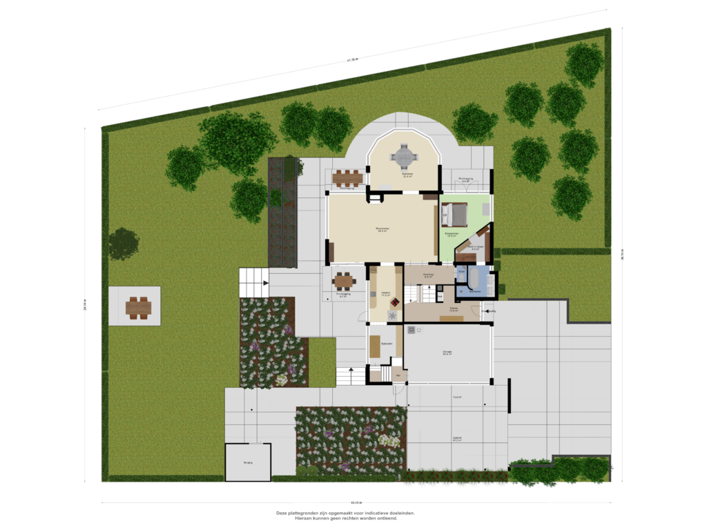 Bekijk plattegrond van Begane Grond - tuin van Marinus de Jongstraat 22