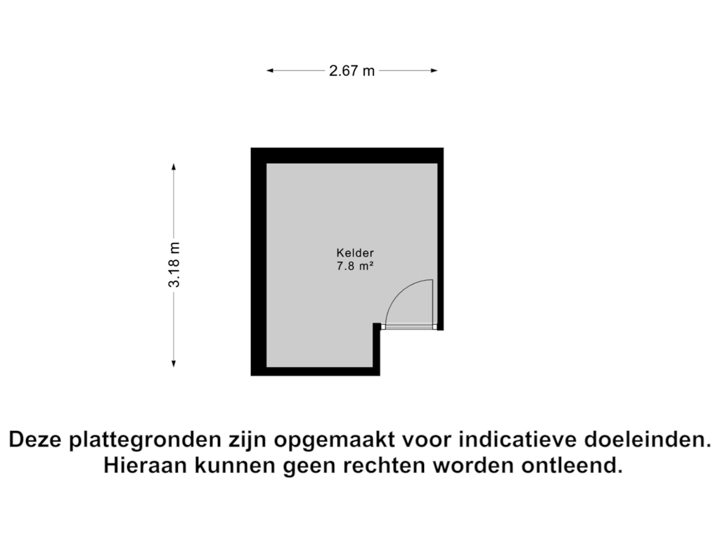 Bekijk plattegrond van Kelder van Marinus de Jongstraat 22