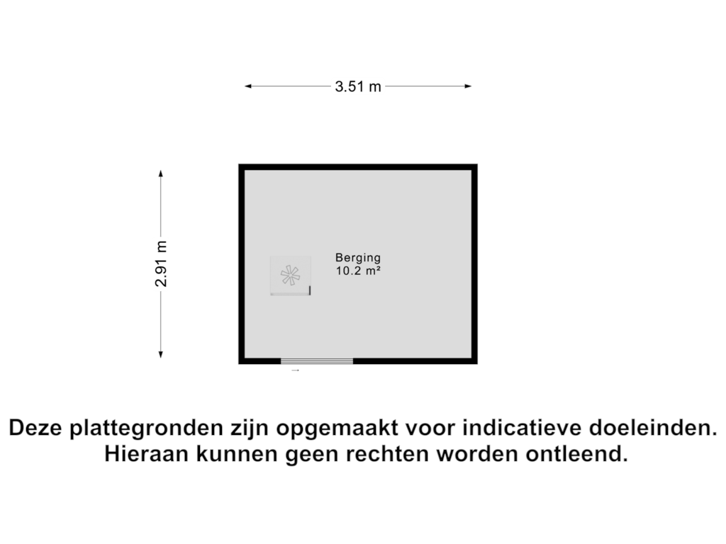 Bekijk plattegrond van Berging van Marinus de Jongstraat 22