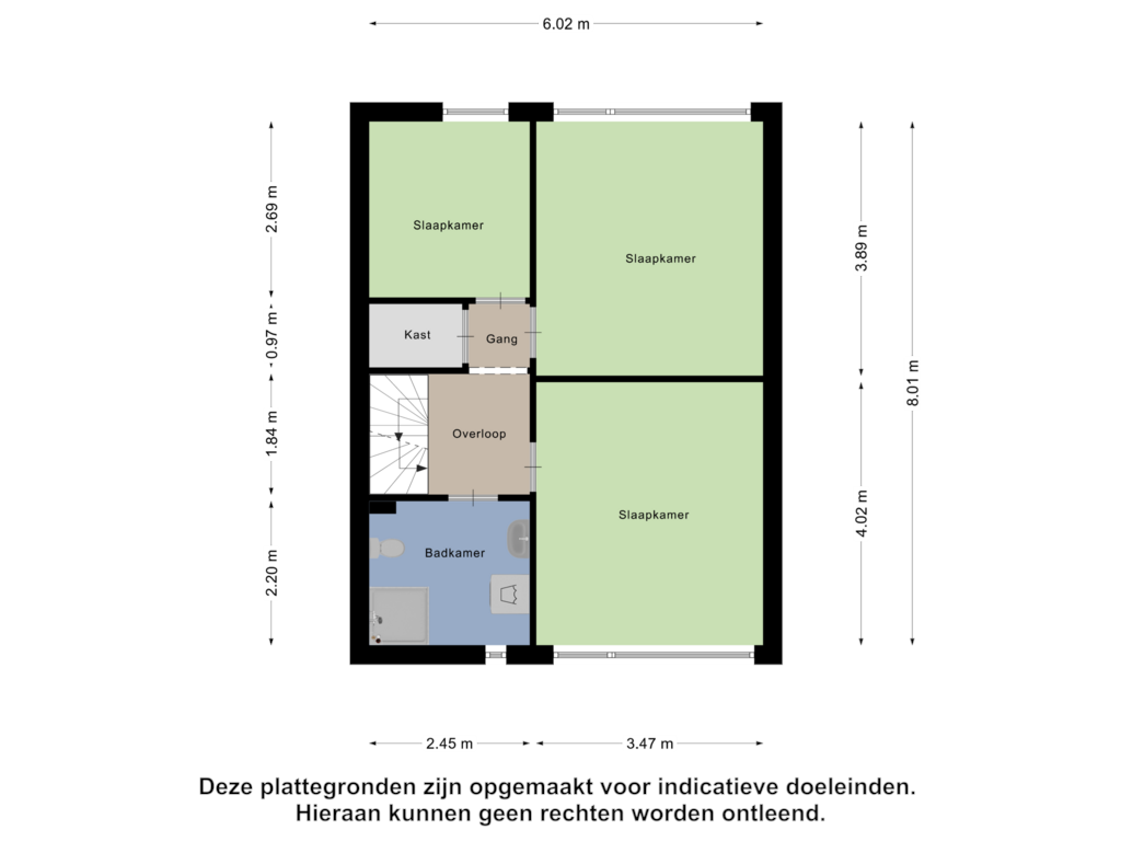 Bekijk plattegrond van Eerste Verdieping van Jan Pietersz. Coenstraat 6