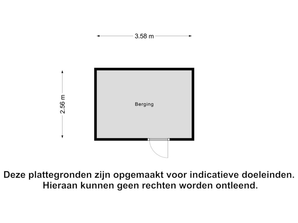 Bekijk plattegrond van Berging van Jan Pietersz. Coenstraat 6