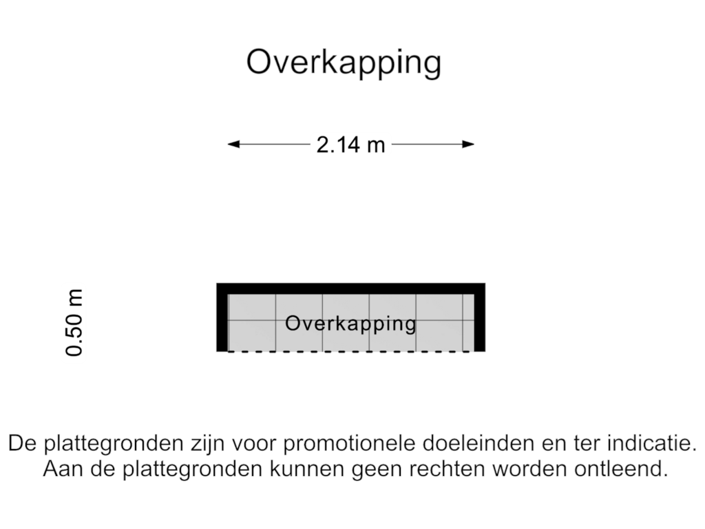 Bekijk plattegrond van Overkapping van Ten Hoetstraat 4