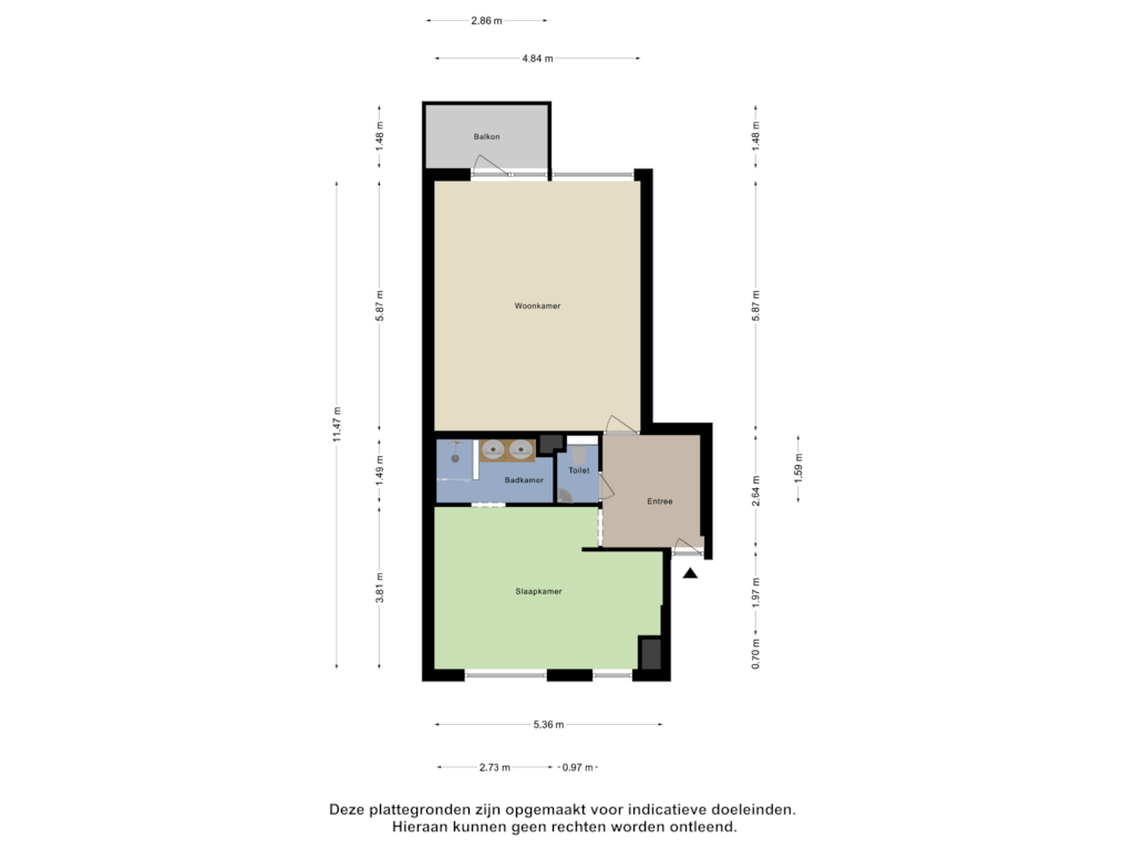 View floorplan of Appartement of Utrechtseweg 145-97