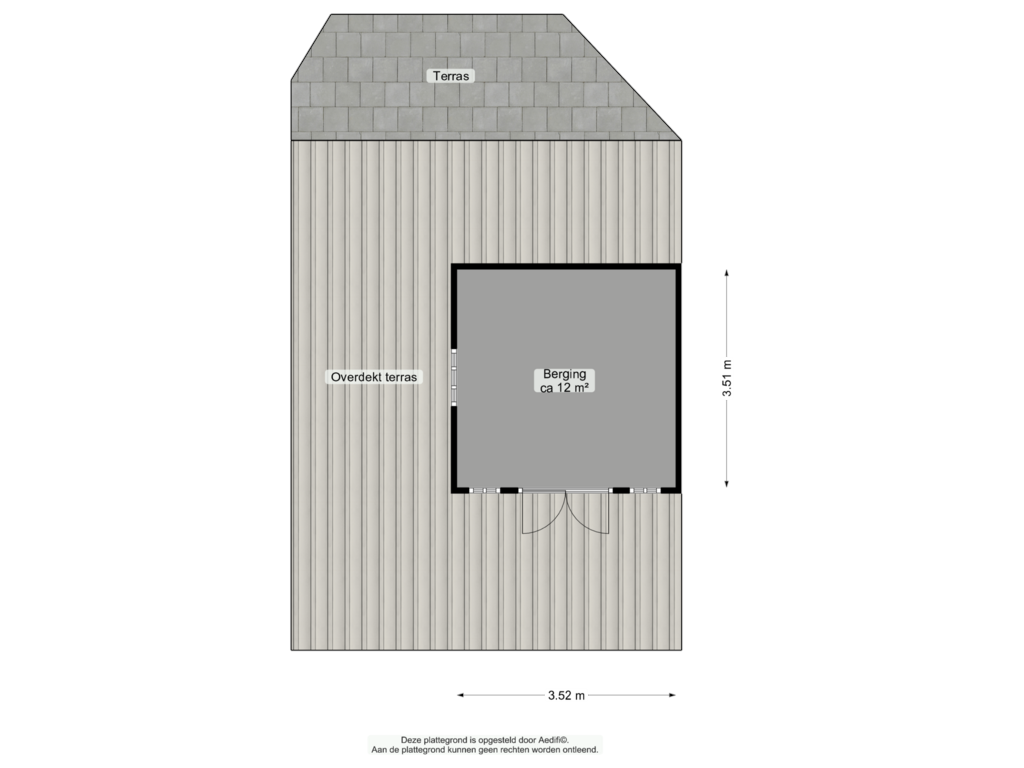 Bekijk plattegrond van Berging van Tuinbouwweg 2