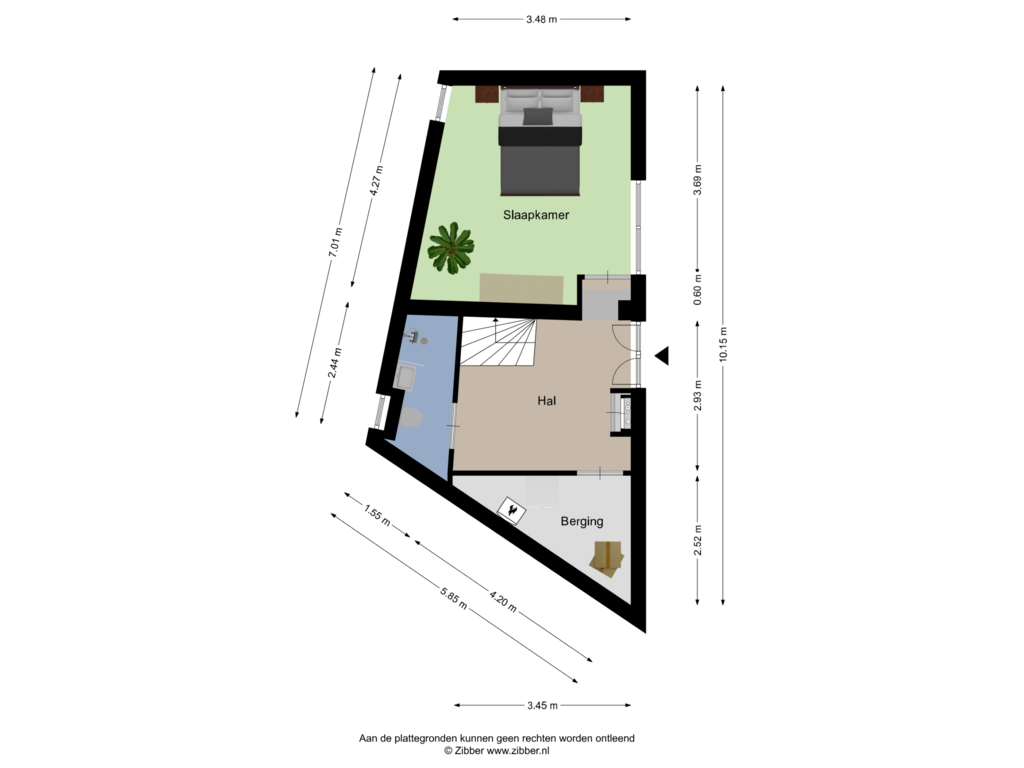 Bekijk plattegrond van Begane grond van Smidsbolwerk 1-A