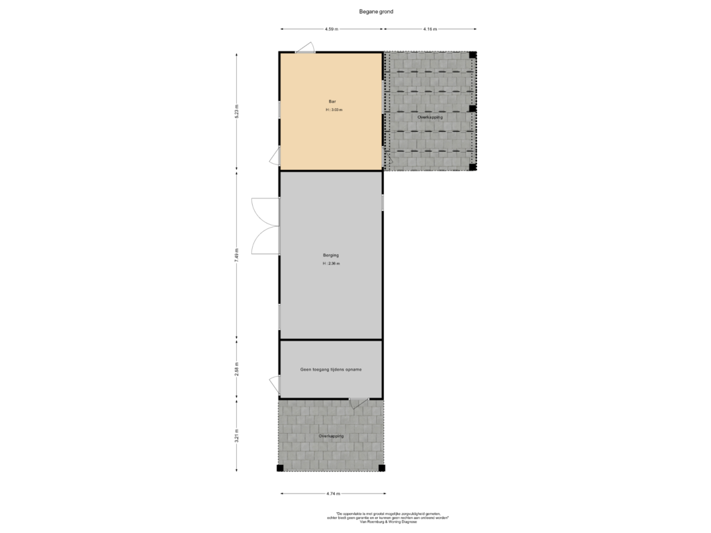 Bekijk plattegrond van Berging van Zuid Schalkwijkerweg 1