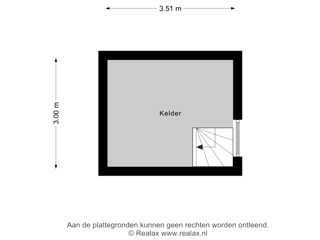 Bekijk plattegrond van Kelder van Zutphenseweg 100-B