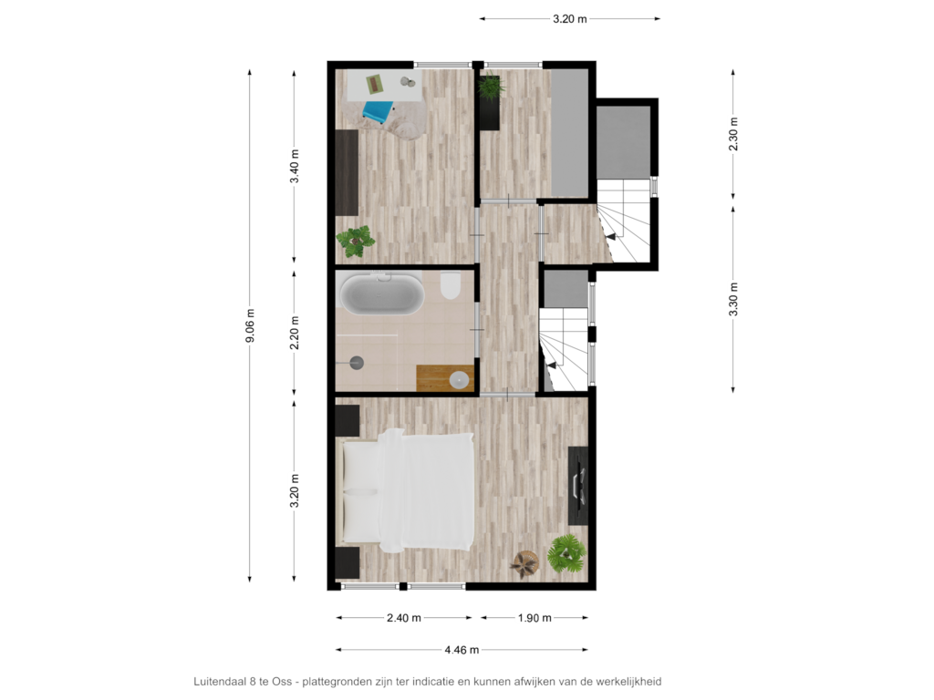 View floorplan of Luitendaal 8 te Oss - eerste verdieping of Luitendaal 8