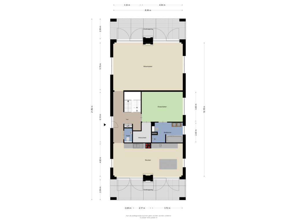 Bekijk plattegrond van Begane Grond van Krangstraat 2-A