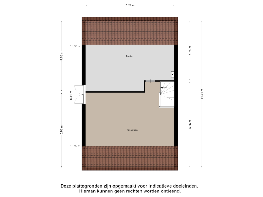 Bekijk plattegrond van Garagezolder van Deventer Kunstweg 4-A