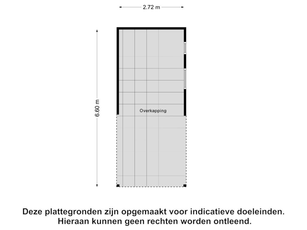 Bekijk plattegrond van Overkapping van Deventer Kunstweg 4-A