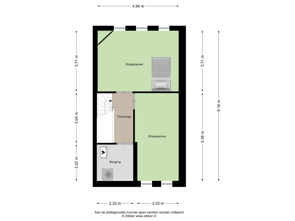 View floorplan of Tweede Verdieping of Heezerweg 329