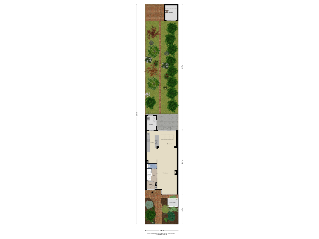 Bekijk plattegrond van Begane Grond-Tuin van Papelaan 45