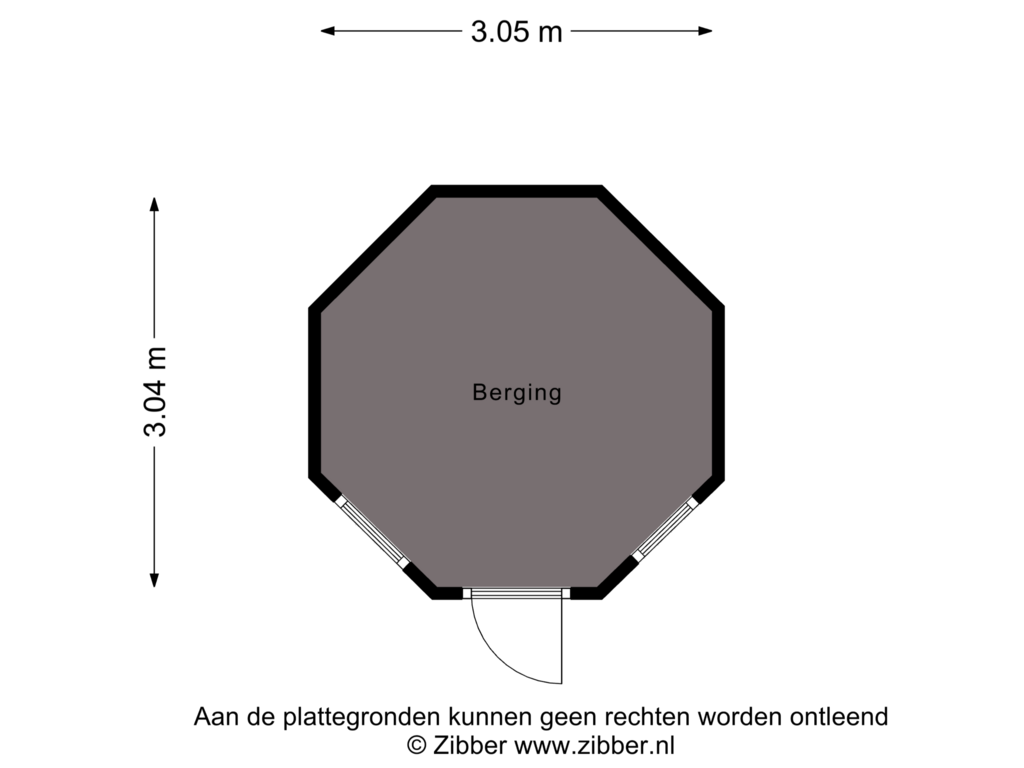 Bekijk plattegrond van Berging van Schaapskamp 27