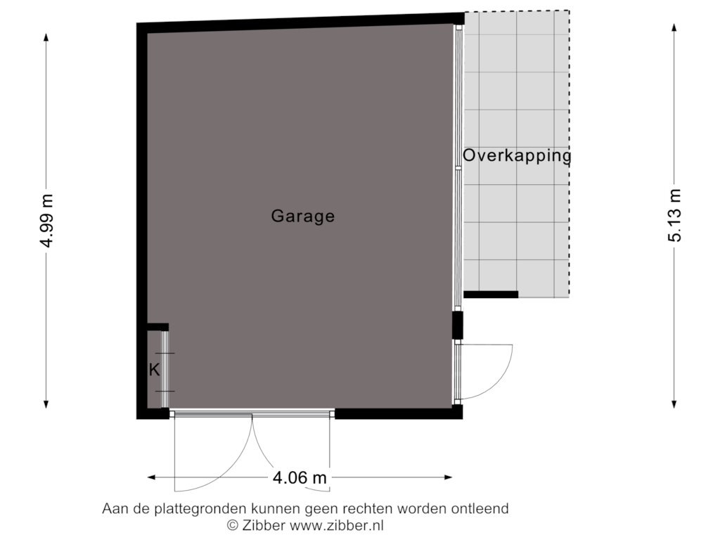 Bekijk plattegrond van Garage van Julianastraat 22