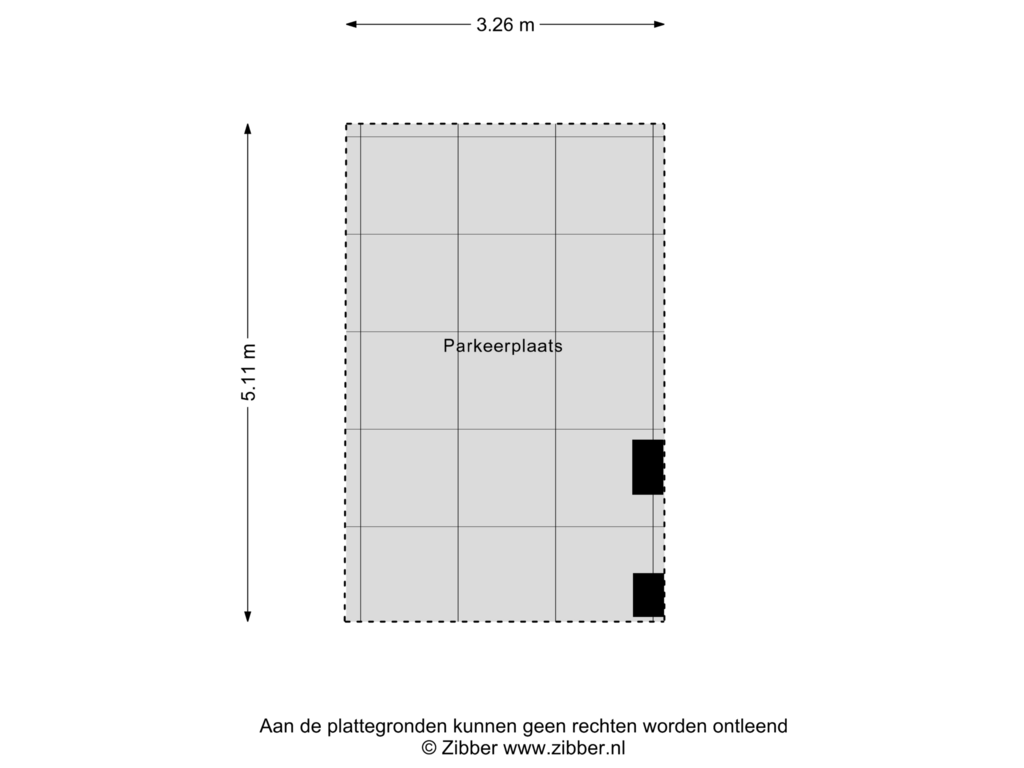 View floorplan of Parkeerplaats of Buikslotermeerplein 87