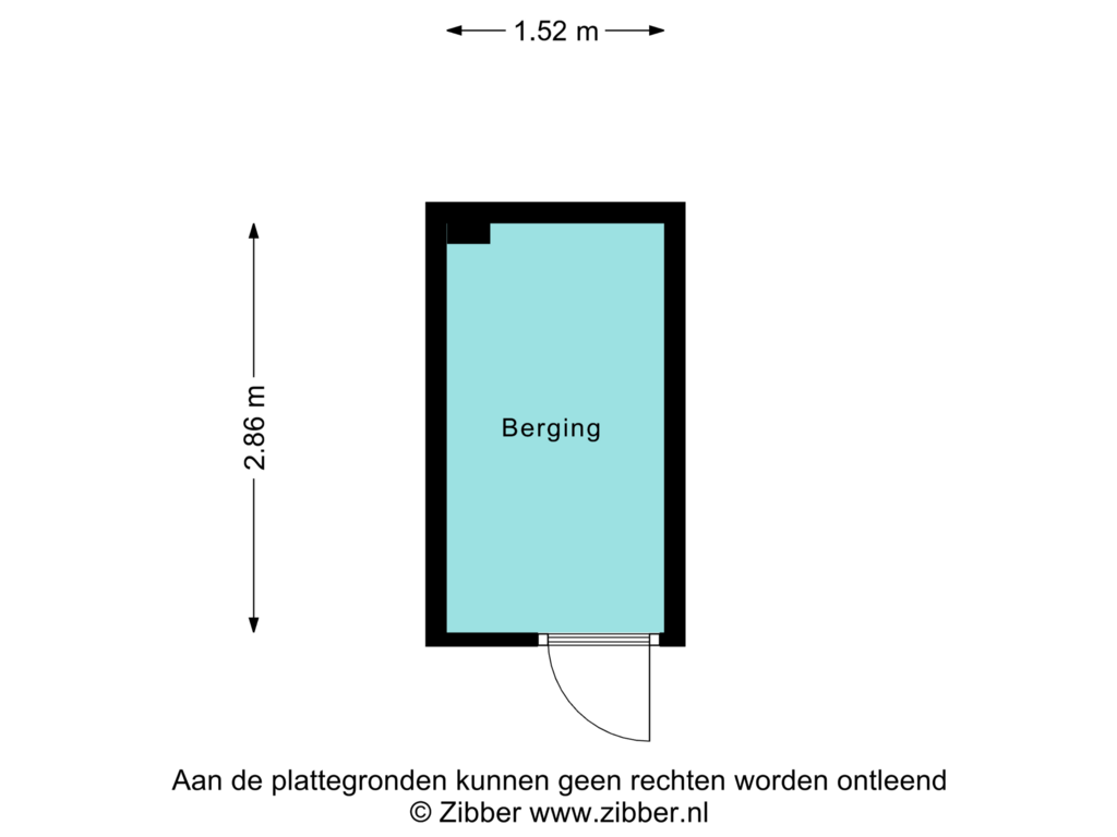 View floorplan of Berging of Buikslotermeerplein 87