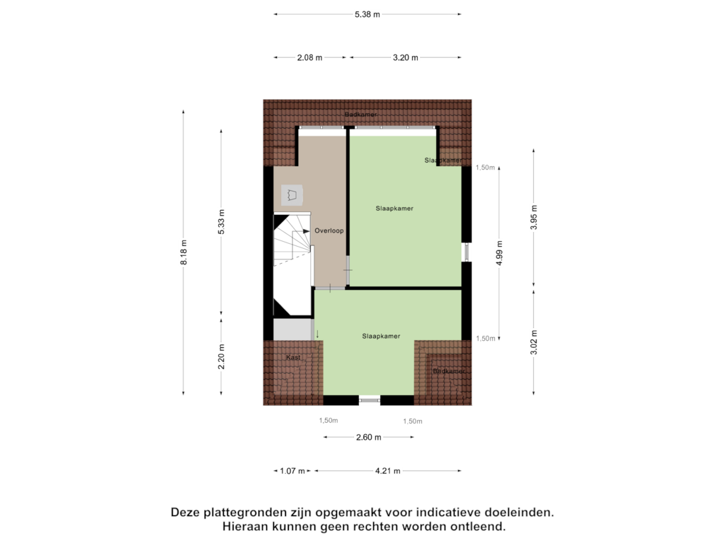 Bekijk plattegrond van Tweede Verdieping van Korrelhoed 44