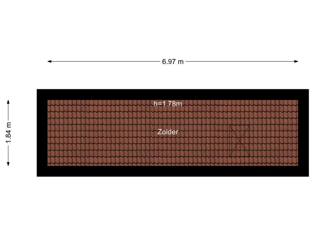 Bekijk plattegrond van Zolder van Ravehorst 19