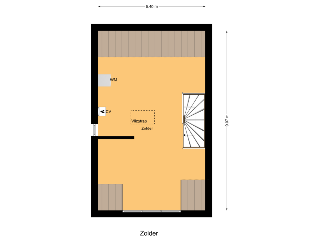 Bekijk plattegrond van 2e Verdieping van Dominee Bakkerushof 22