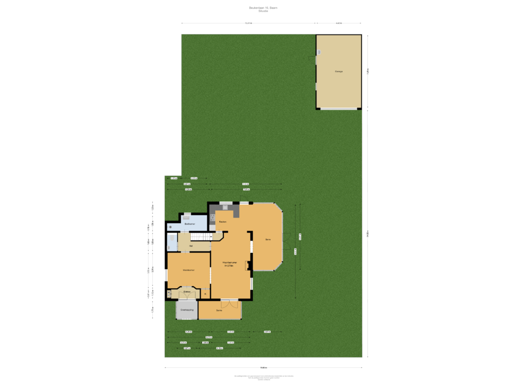 Bekijk plattegrond van Situatie van Beukenlaan 16