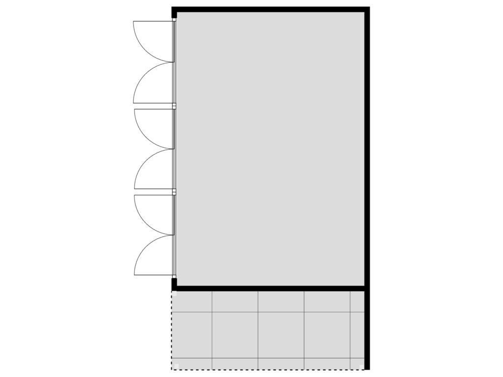 View floorplan of Garage of Hogenkampseweg 3