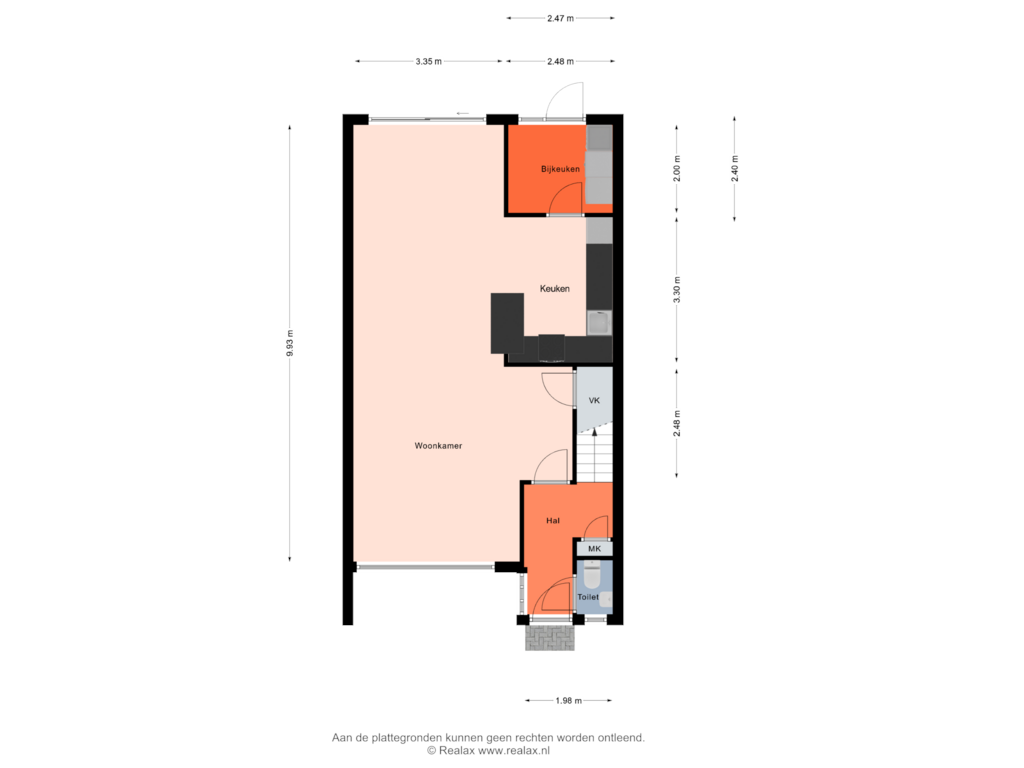 View floorplan of Begane grond of Coryluslaan 15