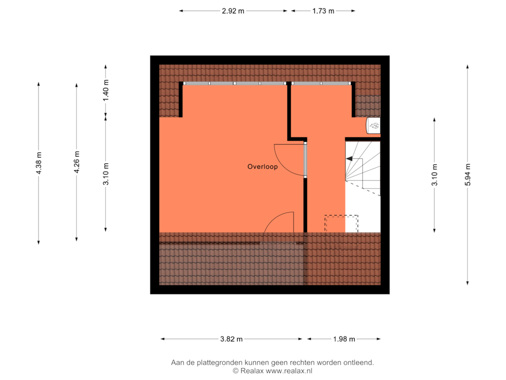 View floorplan of Verdieping 2 of Coryluslaan 15