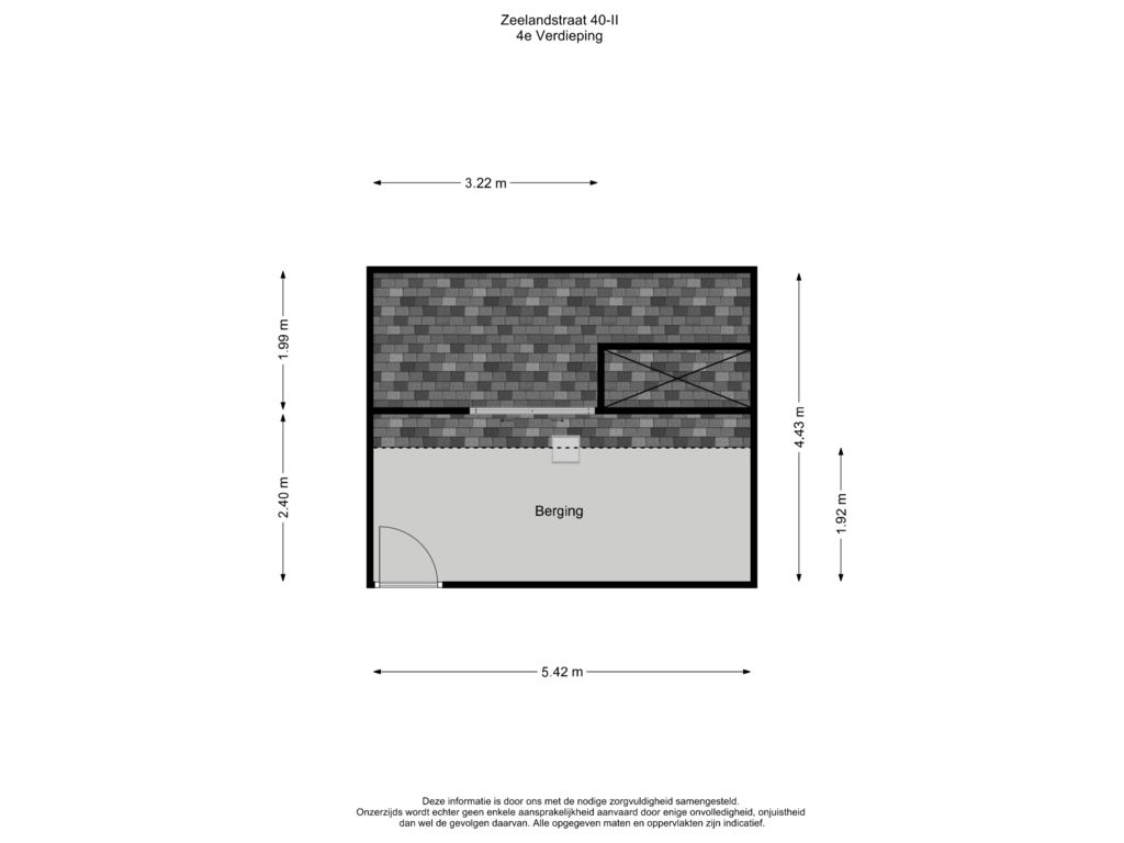 Bekijk plattegrond van 4e Verdieping van Zeelandstraat 40-2