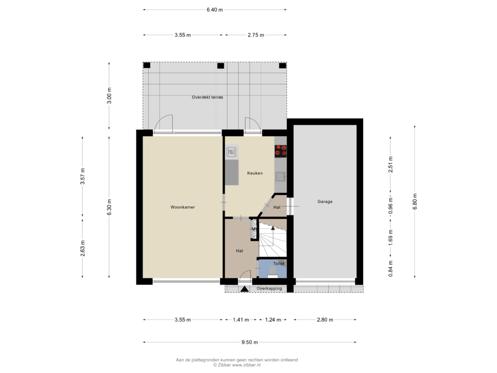 Bekijk plattegrond van Begane Grond van Kerkstraat 43