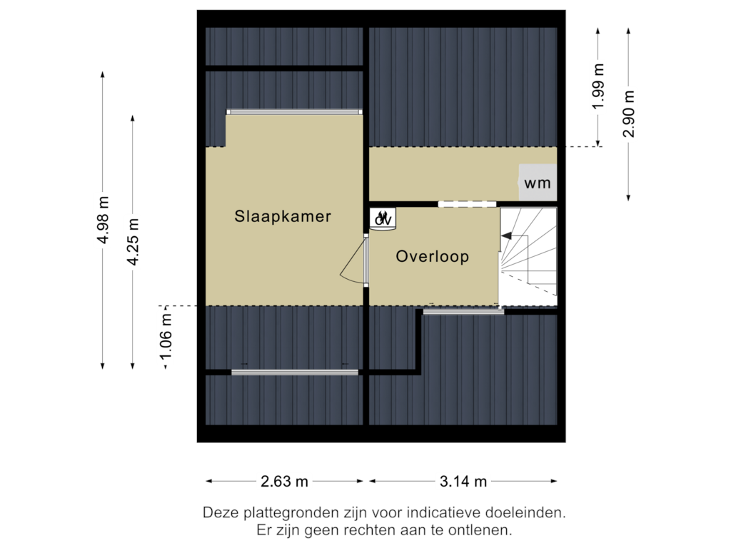 Bekijk plattegrond van 2e Verdieping van Priorhof 8