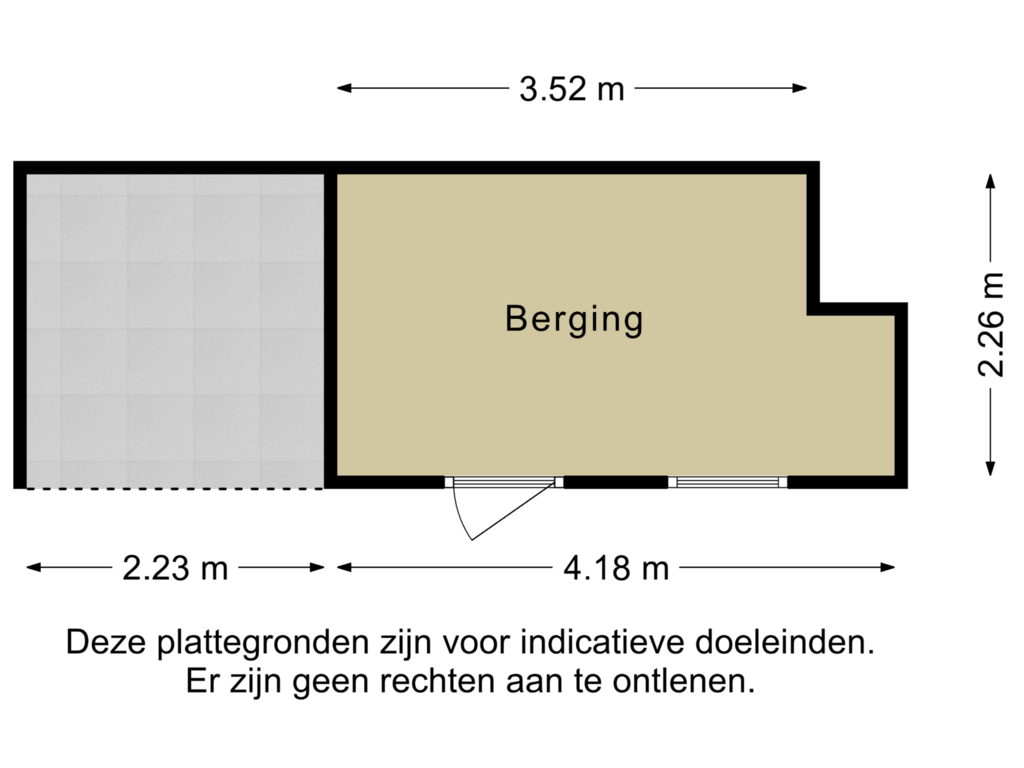 Bekijk plattegrond van Berging van Priorhof 8