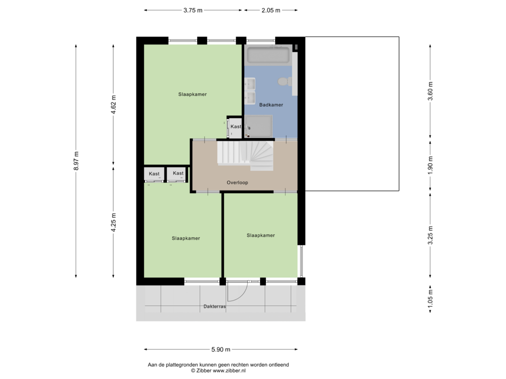 View floorplan of Eerste Verdieping of Gotthardpas 52