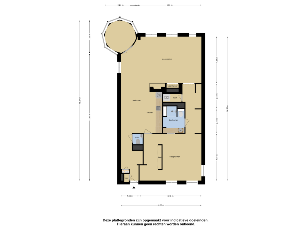 Bekijk plattegrond van Appartement van Seinpostduin 82