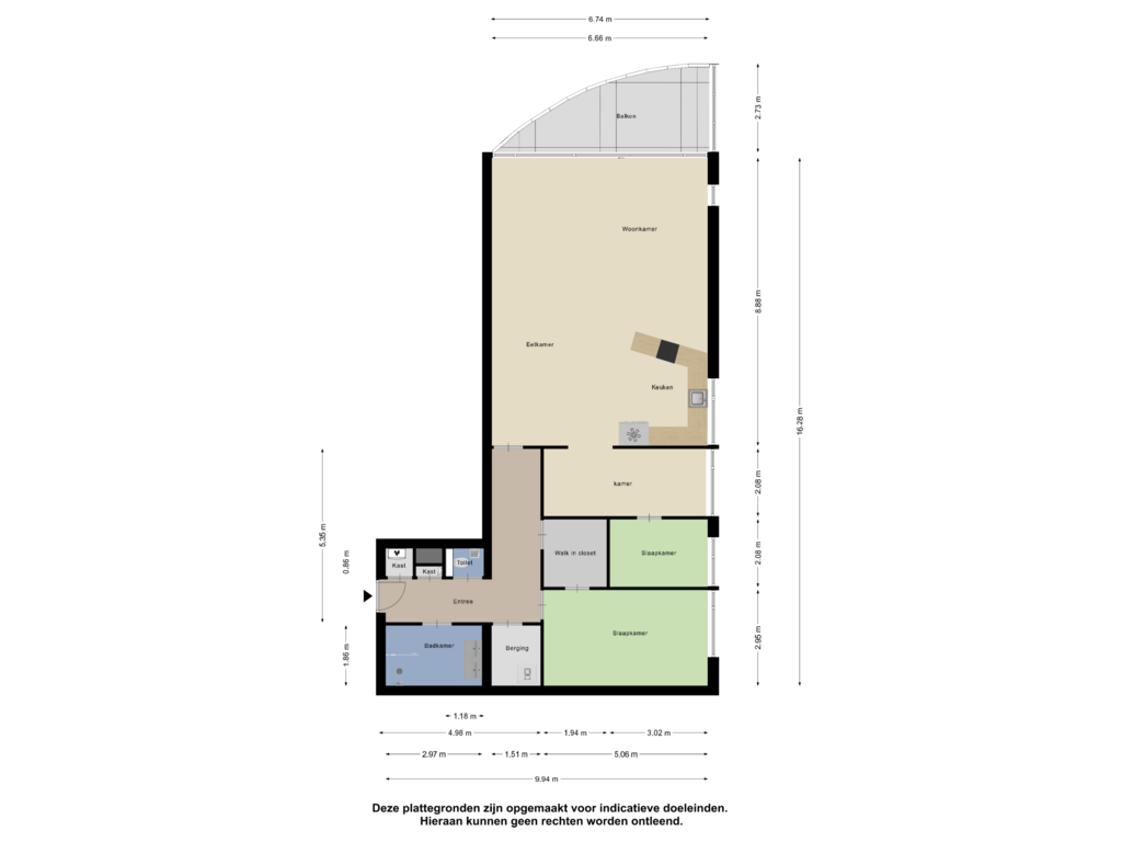 Bekijk plattegrond van Appartement van Hollandsche Tuyn 5