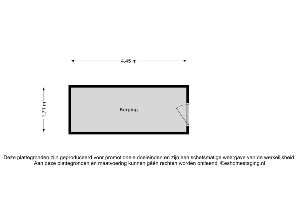 Bekijk plattegrond van Berging van Siciliëboulevard 44