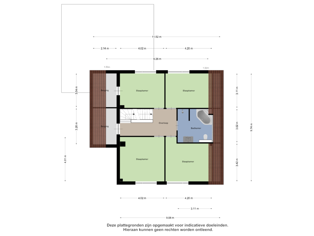 Bekijk plattegrond van Eerste Verdieping van Túnmelt 16