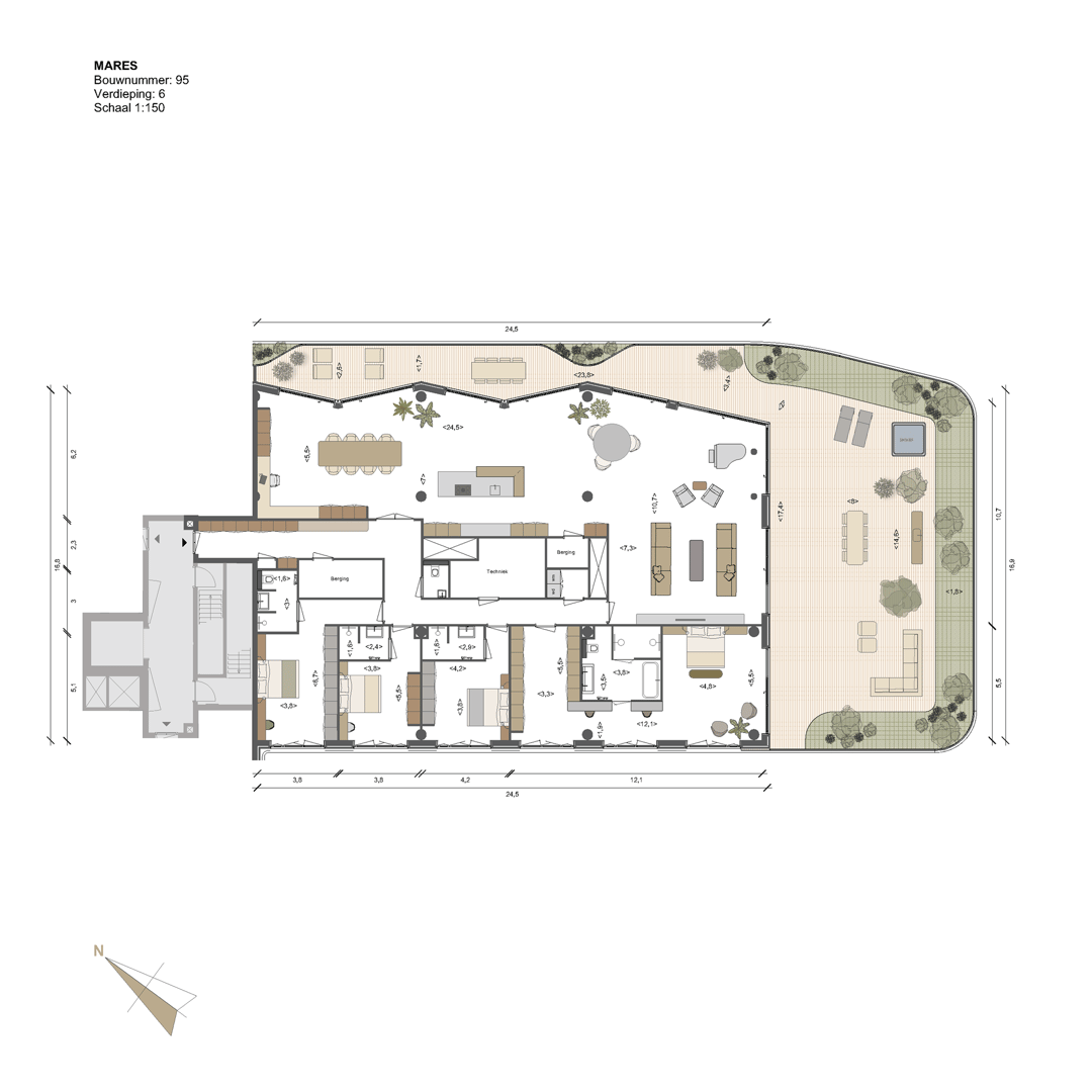Foto 16 van Mares Penthouse Hellingkade 436 (bnr 95)