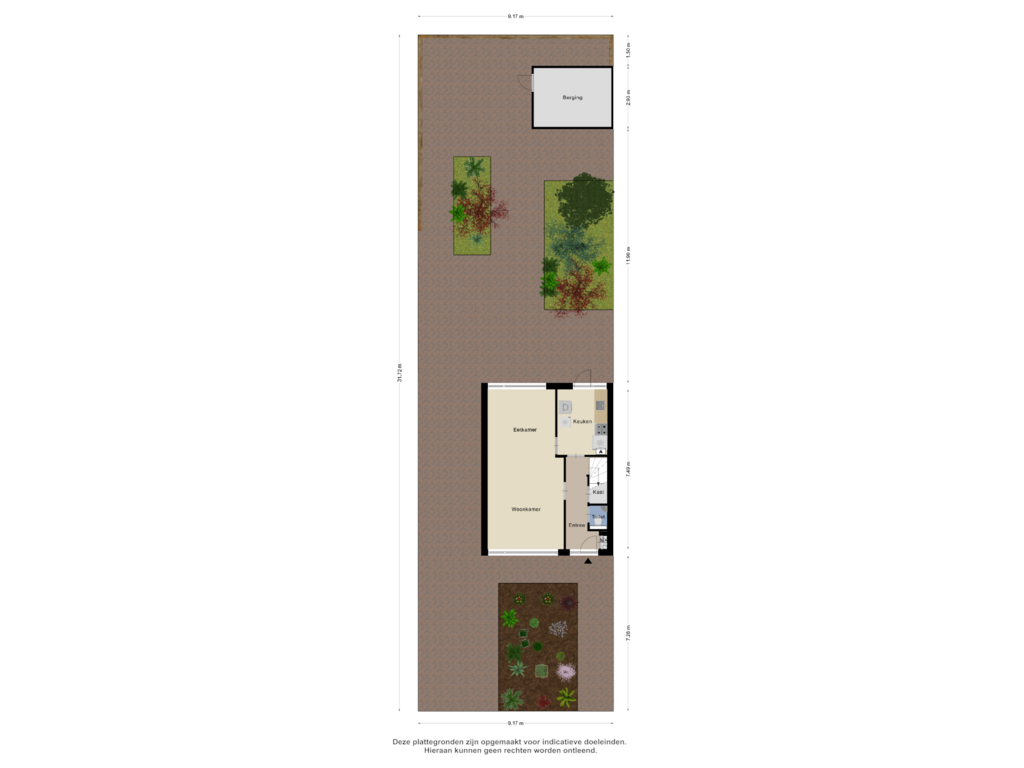 Bekijk plattegrond van Begane Grond Tuin van De Hoefslag 21