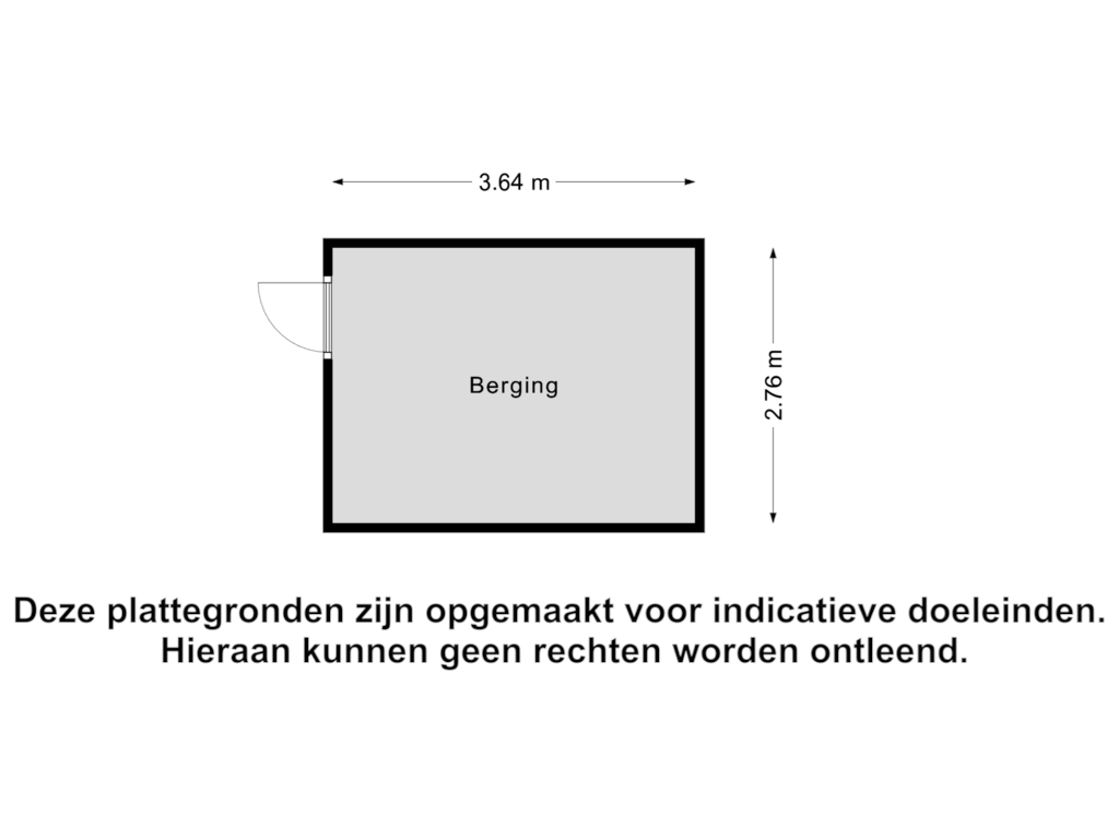 Bekijk plattegrond van Berging van De Hoefslag 21