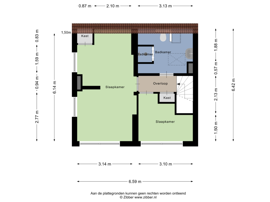 Bekijk plattegrond van Eerste Verdieping van Kerkakkerstraat 28