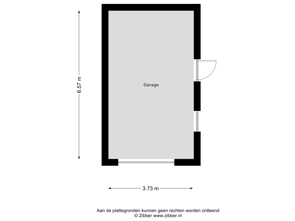 Bekijk plattegrond van Garage van Kerkakkerstraat 28