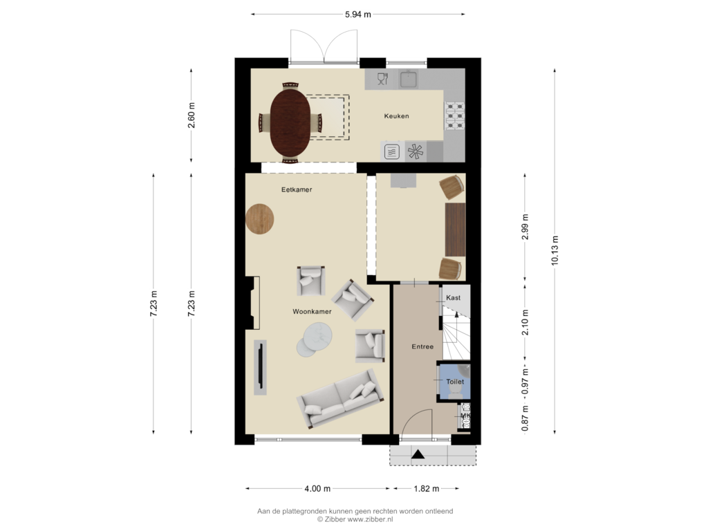 Bekijk plattegrond van Begane grond van Dijkmanstraat 28