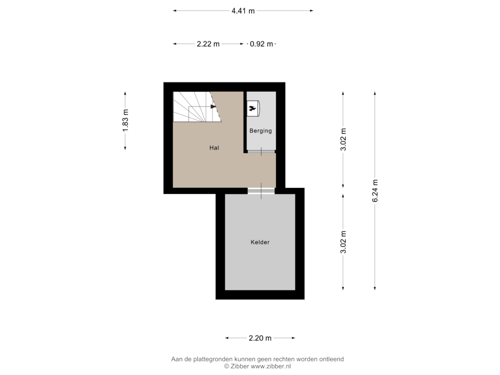 Bekijk plattegrond van Kelder van Meidoorn 133