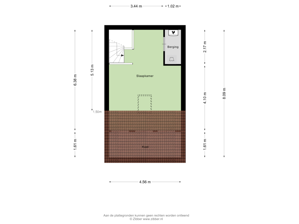 View floorplan of Tweede Verdieping of Gelderwoudsestraat 26