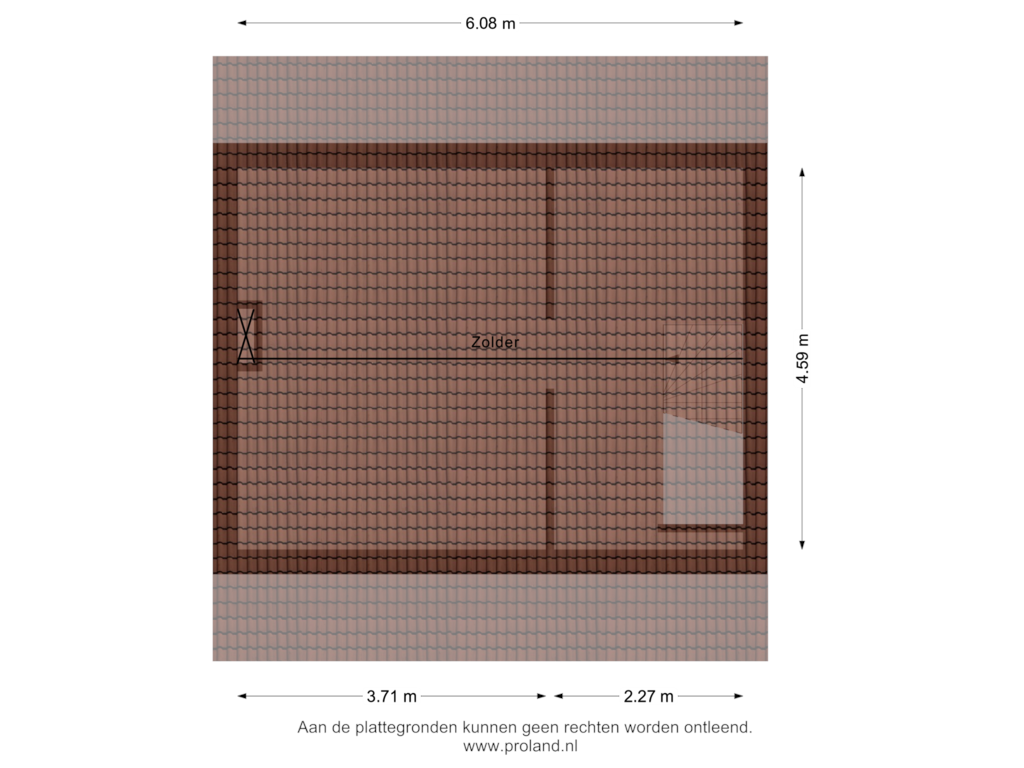 View floorplan of 2e Verdieping of Pieter Zeemanlaan 34