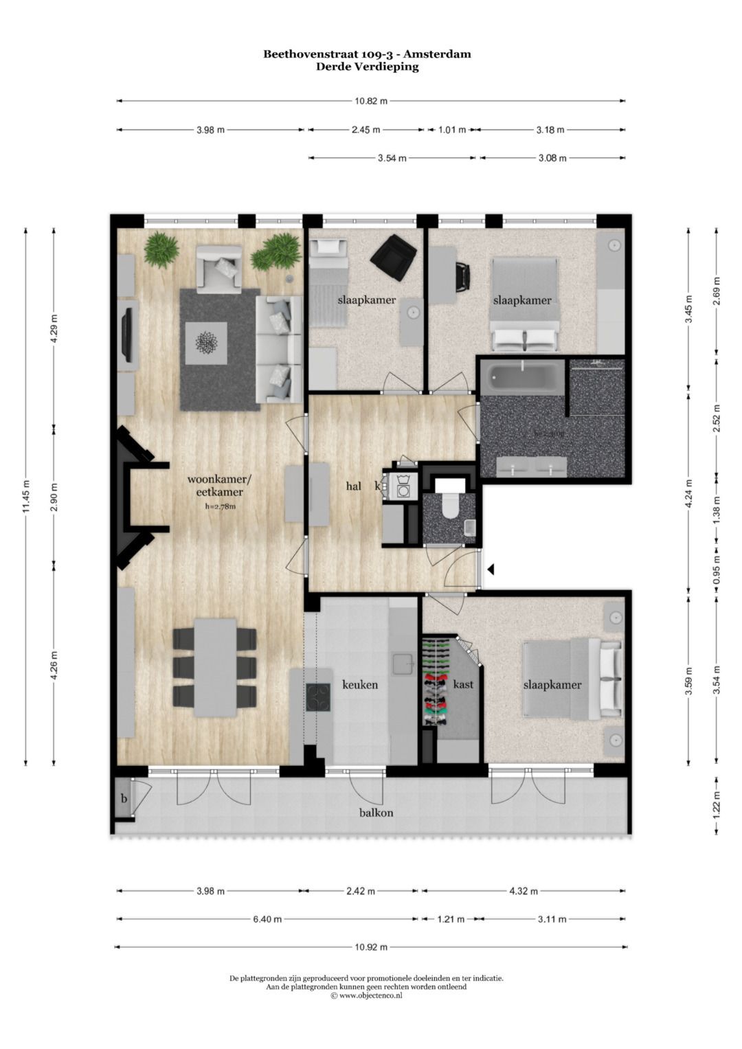 Foto 36 van Beethovenstraat 109-3