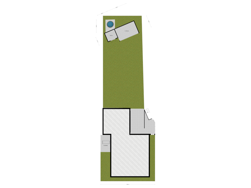 Bekijk plattegrond van Situatie van Maasdijk 22