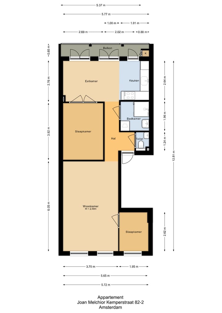 Foto 33 van Joan Melchior Kemperstraat 82-2